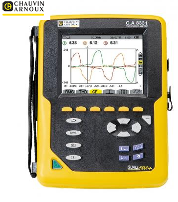 ANALYSER power and energy (Chauvin Arnoux CA8331) 3 phase