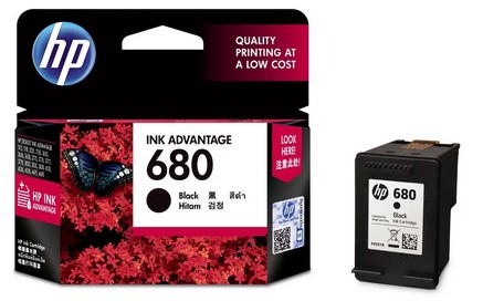 (HP Deskjet 3635) CARTOUCHE D'ENCRE (680) noir