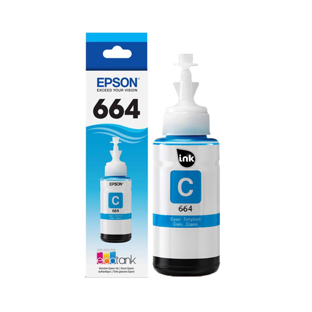 (Epson L380) CARTOUCHE D'ENCRE, cyan