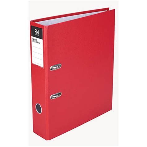 BINDER lever-arch, 310x290x50mm, red