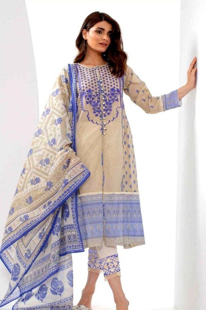 THREE-PIECE thrissur, scarf and kameez, for female