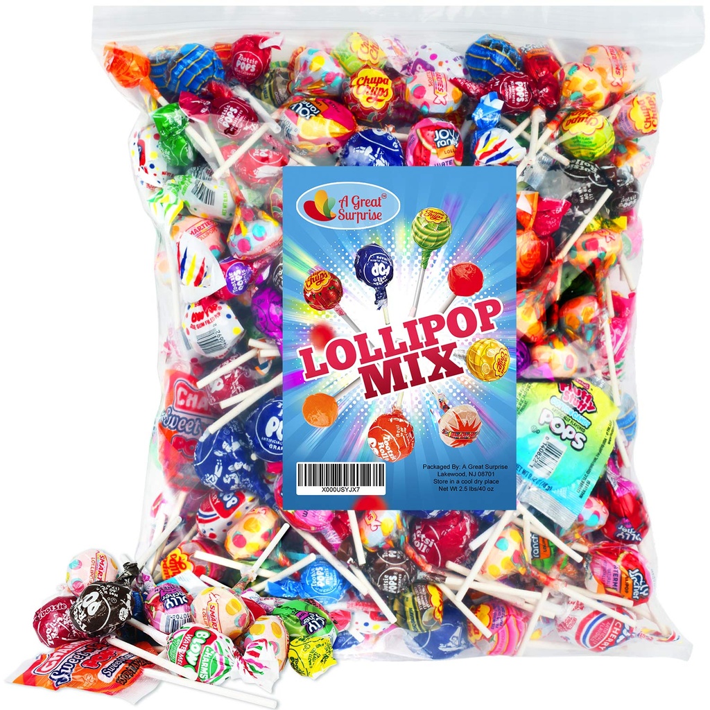 LOLLIPOPS, any flavor, pack of 35pcs