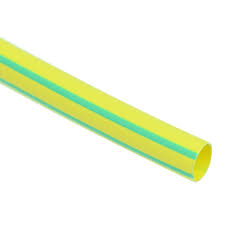 GAINE THERMORETRACTABLE, Ø 3/1mm, vert jaune, le mètre