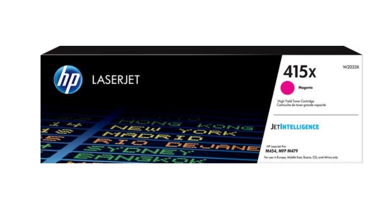 (HP MFP M479/480F) CARTOUCHE TONER (415X/W2033XC) magenta