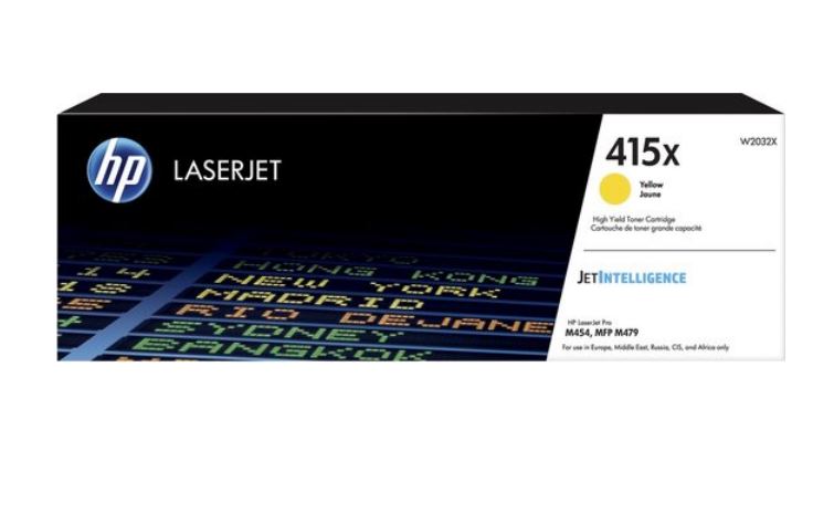 (HP MFP M479/480F) CARTOUCHE TONER (415X/W2032XC) jaune