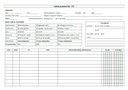 FICHE DE SURVEILLANCE DU PATIENT CTC, anglais,A4 recto/verso