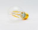 BULB LED E27, 5W/230V, 480lm/2200K, clear, non-dimmable