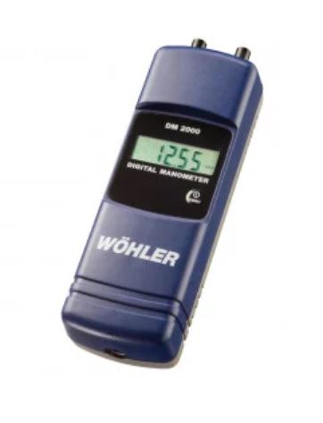 DIFFERENTIAL PRESSURE MANOMETER (Wöhler DM2000) Pascal