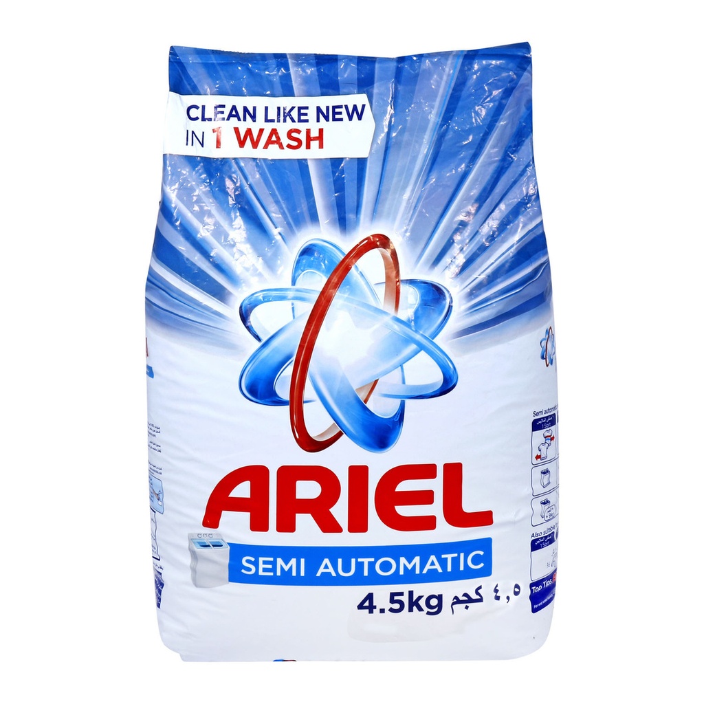 WASHING POWDER, 4.5kg, for machine wash, bag