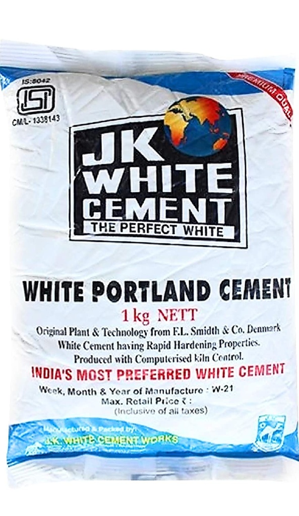 CEMENT (Portland C150) white, per kg