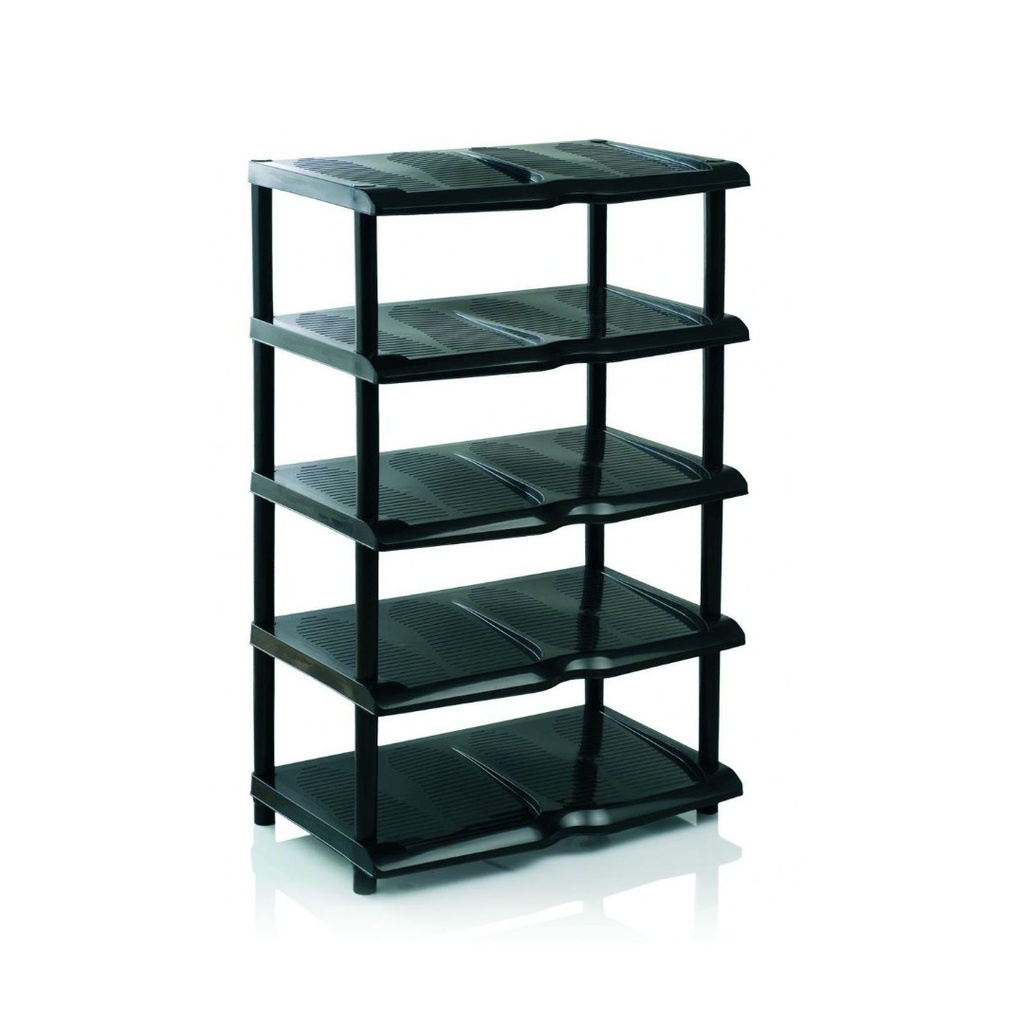 SHOE RACK, plastic, 5 levels