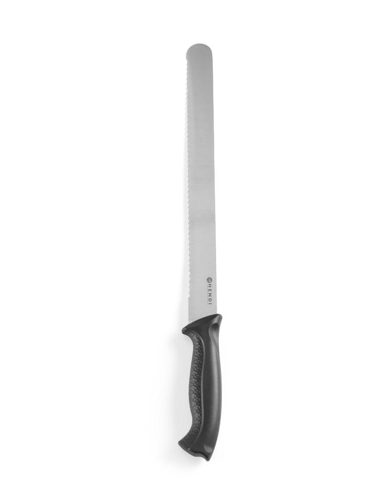 KNIFE for bread, stainless steel, plastic handle