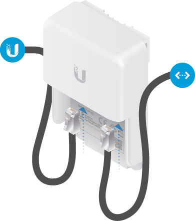 (field network kit) SURGE PROTECTOR (Ubiquiti ETH-SP-G2)