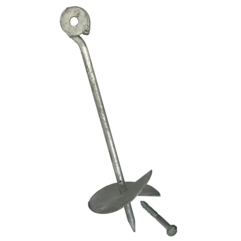 ANCHOR ground, galvanized, 76cm