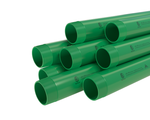 PIPE threaded, PVC, Ø ½", MxM, roll of 10ft