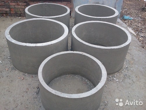 RING, concrete, Ø 48", 2"½ thick, for toilet construction