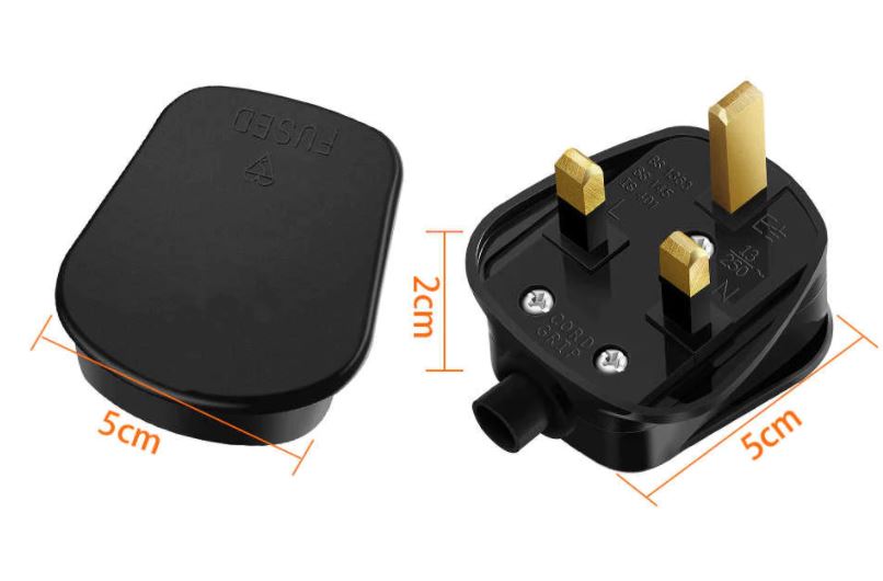 PLUG type G/UK, male, 2P+E 13A, 230V