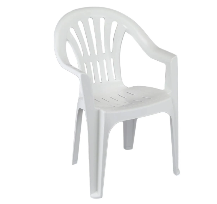 CHAISE avec accoudoirs, plastique