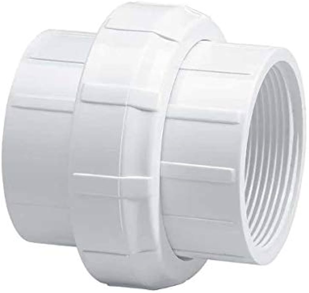 CONNECTOR COUPLING union, threaded, PVC, Ø 1"½ / 40mm, FxF