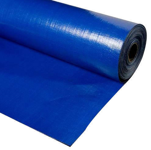 PLASTIC SHEETING, blue, roll, per square feet