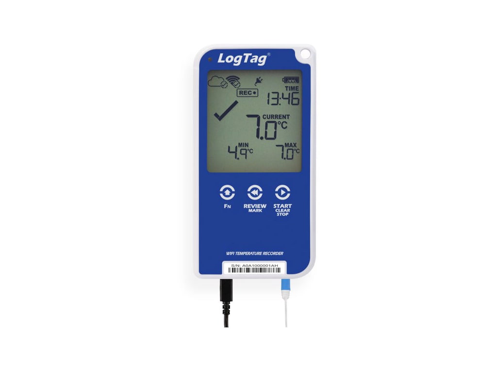 ENREGISTREUR TEMP. (LogTag UTRED30WIFI) USB, écran, ss sonde