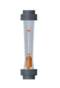 FLOW METER variable area, 1.5-15m³/h