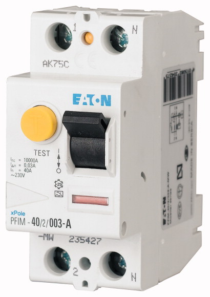 RCCB type-A (235427) 40A 30mA, 2P