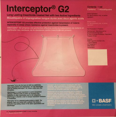 MOUSTIQUAIRE alphacyp+chlorfen. (Interceptor G2) 2 personnes