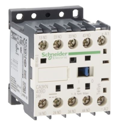 CONTACTOR auxiliary (TeSys) 24Vcc, 10A, 4NO