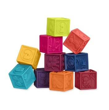 BLOCS DE CONSTRUCTION, basique, cubes, plastique, set