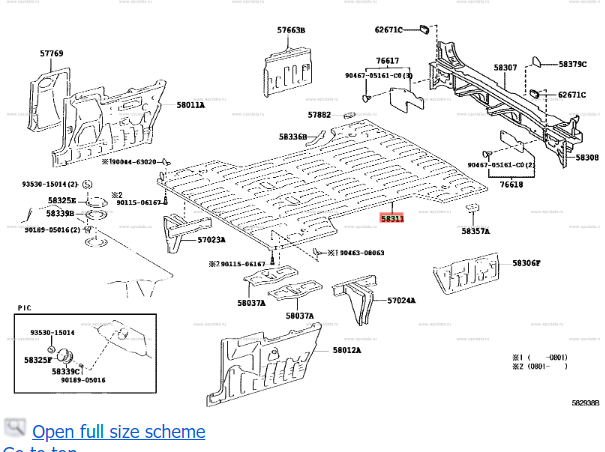 FLOOR PANEL & MEMBER rear