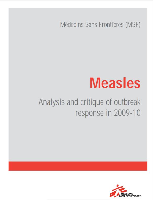 Measles: Analysis & critique of outbreak response in 2009-10