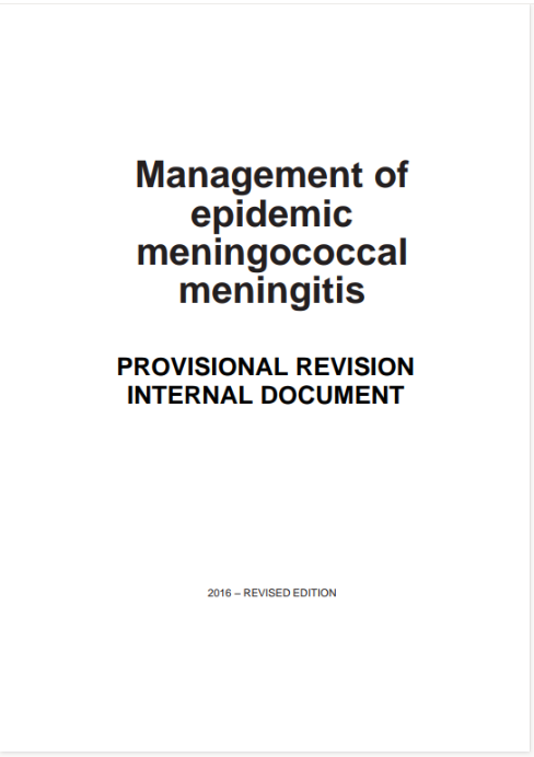 Management of epidemic meningococcal meningitis