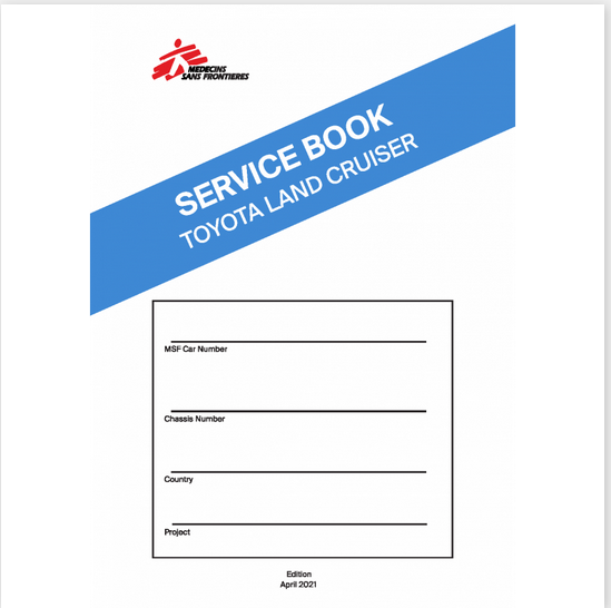 Service book / User’s guide Land Cruiser
