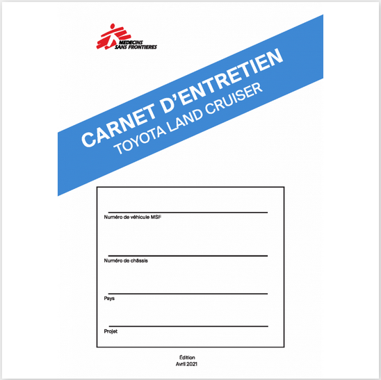 Carnet d'entretien / Guide de l'utilisateur Land Cruiser