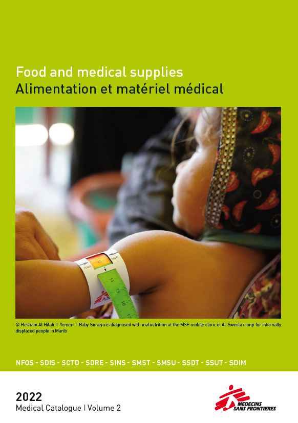 Medical catalogue, vol.2, Food & medical supplies, En/Fr, A4