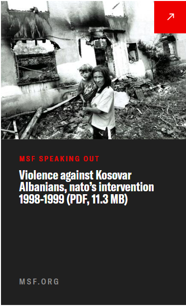 Violences against kosovar albanians, NATO's intervention