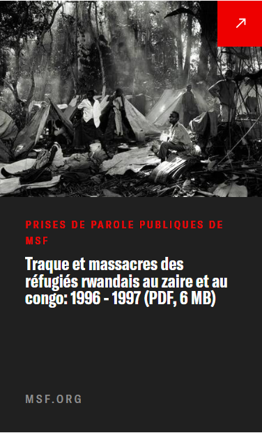 Traque & massacre d réfugiés rwandais au Zaïre/Congo 96/97