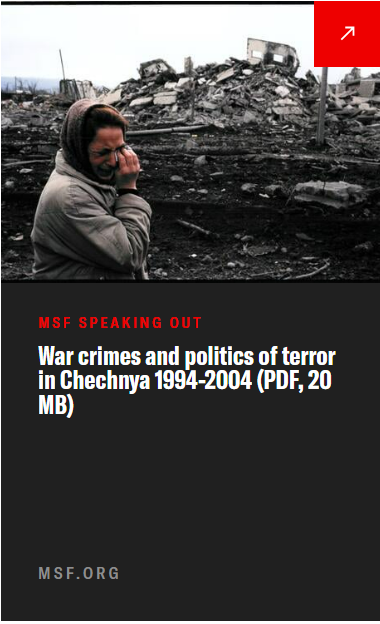 War Crimes and Politic of Terror in Chechnya 1994-2004