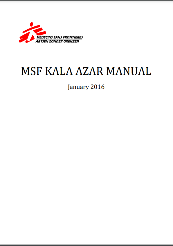MSF Kala Azar manual