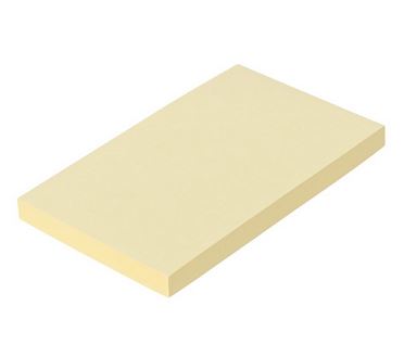 BLOC DE PAPIER autocollant (Post-it) 76x127mm, jaune