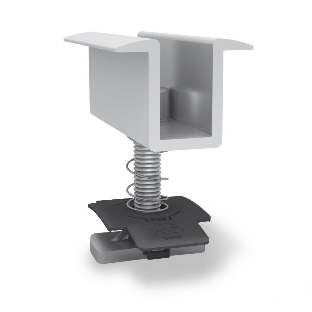 (K2 System) MIDDLE CLAMP XS set, 30-33mm, supp. solar panel