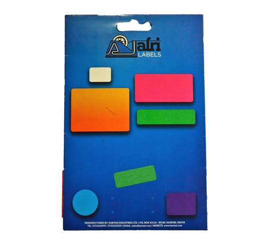 STICKER (Afri Label) K5, green, pack of 210