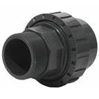 CONNECTOR COUPLING union, threaded, PVC, Ø 2" / 40x49mm, FxM