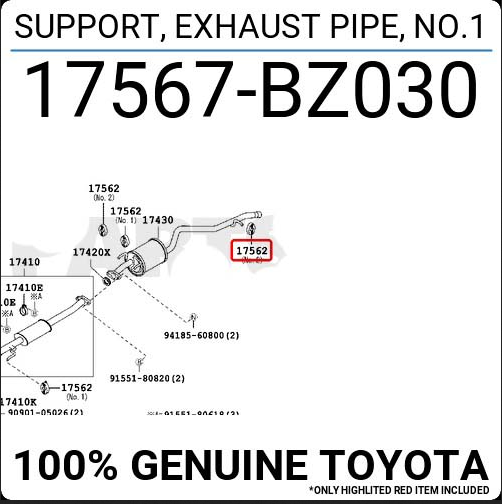 (Avanza F651) SUPPORT pot d'échappement