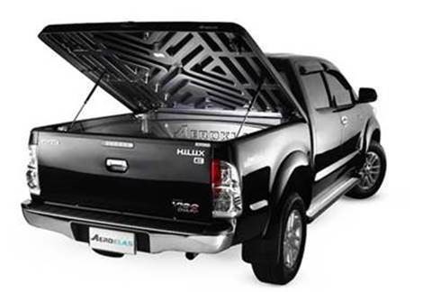 (Hilux doublecab) TONNEAU COVER rear, 2005 till 2015