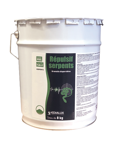 SERPENT REPELLENT granules (Geraniol) 0.33%, 8kg bucket