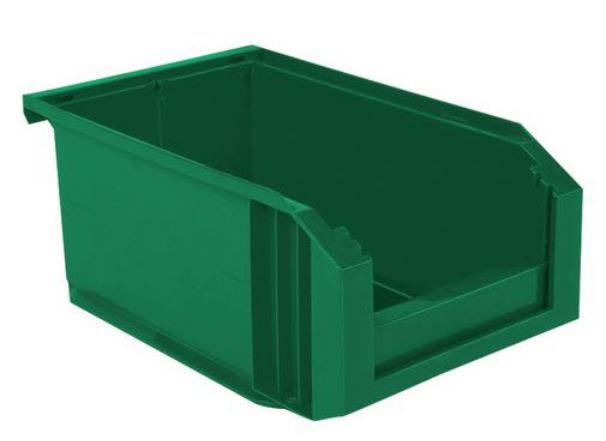 STORAGE BOX open front (NOVAP 5140048) 342x210x150mm, green