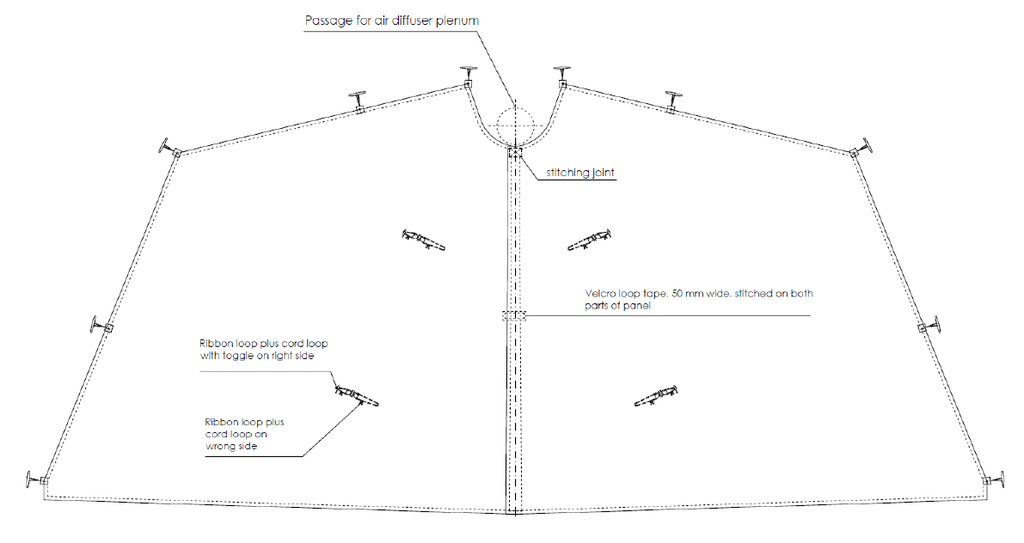 (Losberger TAGW78) PARTITION TRANSVERSALE