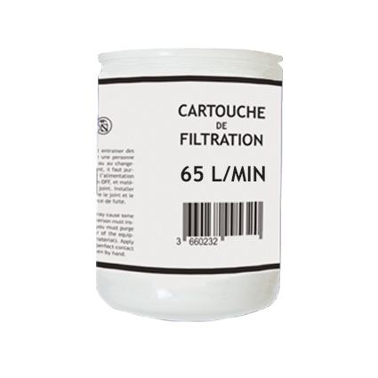 CARTOUCHE DE FILTRATION, 65l/min, pour pompe à carburant